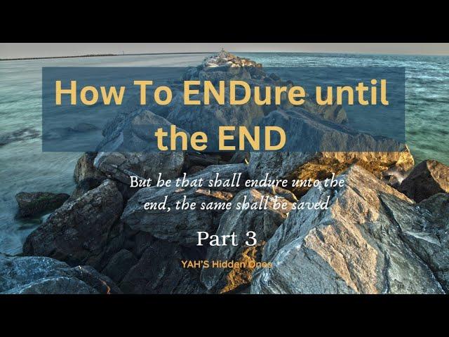 How To ENDure until the END -- How To ENDure until the END Pt3