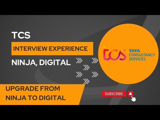 TCS NQT Interview Experience | Tcs Digital & Ninja | How to upgrade from Ninja to Digital