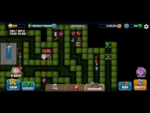 Diggy's Adventure GARDEN MAZE Event VALENTINE 2025