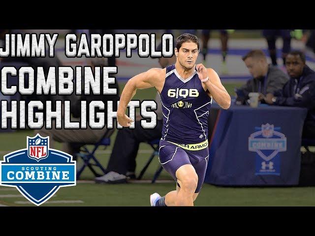 Jimmy Garoppolo's 2014 Scouting Combine Workout | NFL Highlights