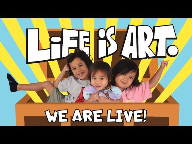 Join LIFE IS ART Krew & Their YOUTUBE DEBUT | WE ARE LIVE