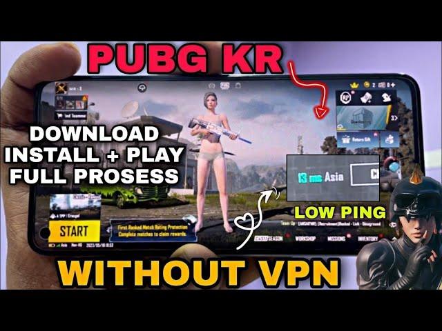 NO VPN || HOW TO PLAY PUBG KR WITHOUT VPN - PUBG PING (Ms) HIGH ISSUE FIX