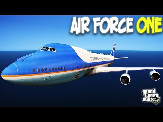 САМОЛЕТ ПРЕЗИДЕНТА США (BOEING 747) - БОРТ НОМЕР ОДИН (AIR FORCE ONE) ГТА 5 МОДЫ