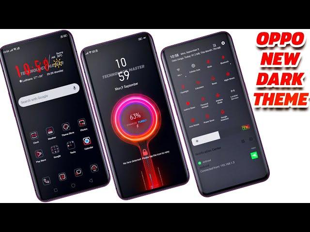 Oppo Theme Dark For All Color Os Phones