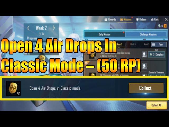 Open 4 Air Drops In Classic Mode In 1-Minute MONIKA