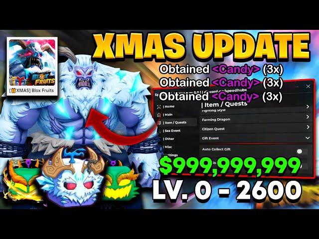 [XMAS UPDATE] BLOX FRUIT SCRIPT | AUTO FARM | AUTO GIFT | BELI FARM | SMOOTH | FAST ATTACK (NO KEY)