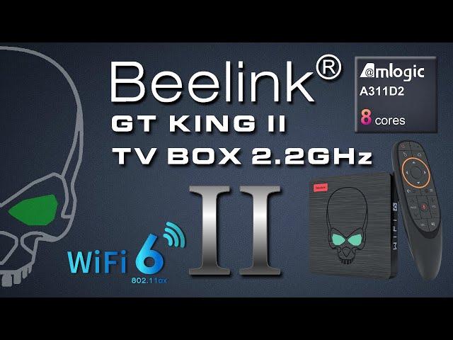 Beelink GT King II Amlogic A311D2 Octa-Core Gaming TV Box 