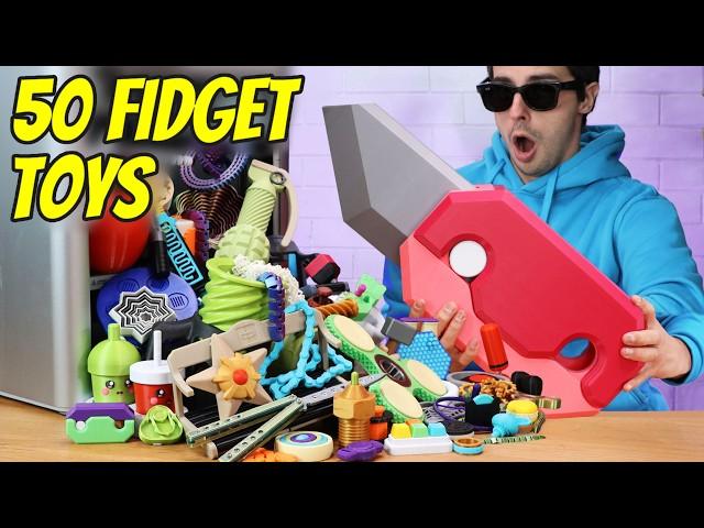 Top 50 Fidget Toys 3D Printed - Highly Satisfying