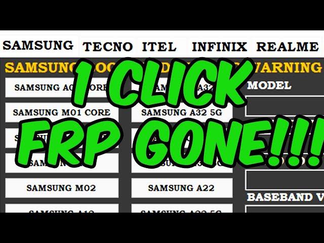 Finally 1 click frp gone unlock tool for any Android Phone New Method