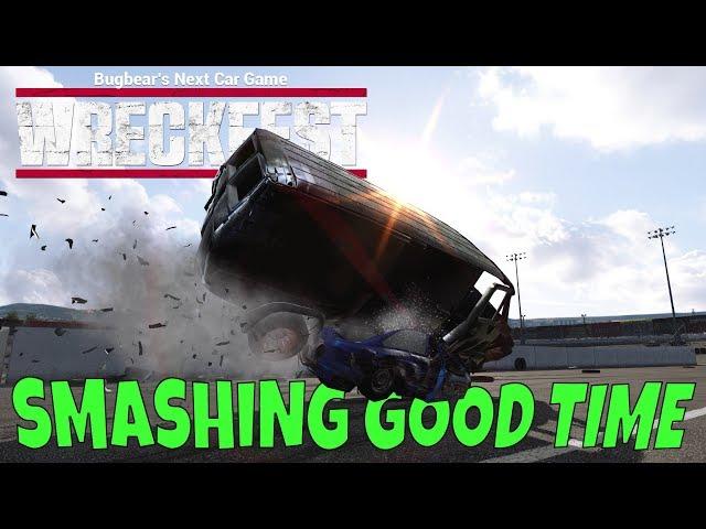 FLYING VANS!!!!! - Next Car Game: Wreckfest - New Figure 8 Track Pack