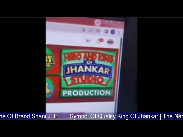 Hero & King Of Jhankar Studio.Launched Biggest Jhankar Channel Of History on YouTube By Shani Jutt