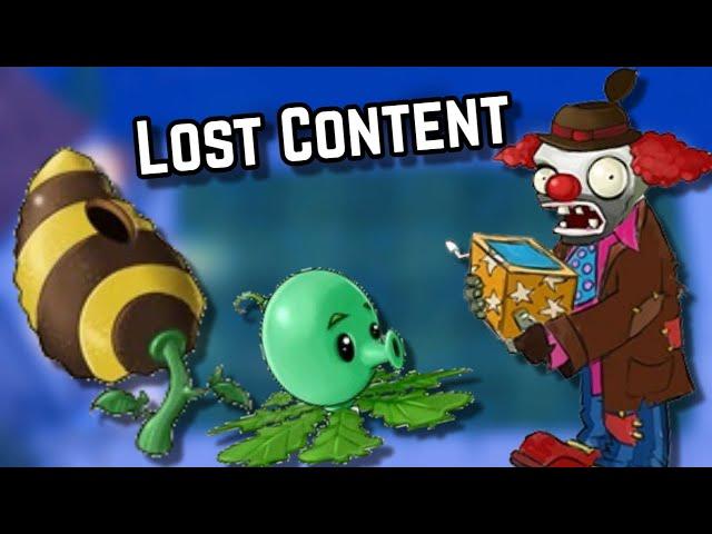 The Unused Content of Plants vs. Zombies