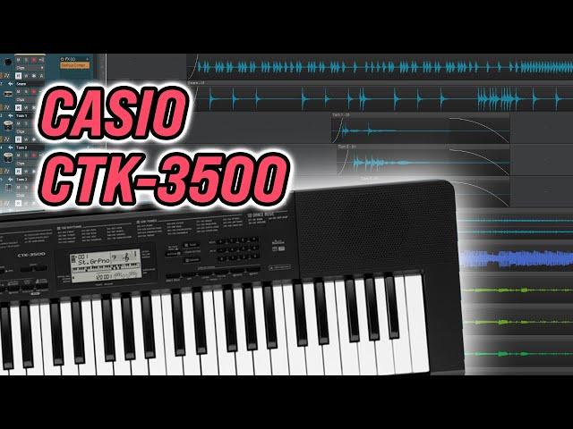 Casio CTK-3500 MIDI Song Recording Tutorial with Free Software