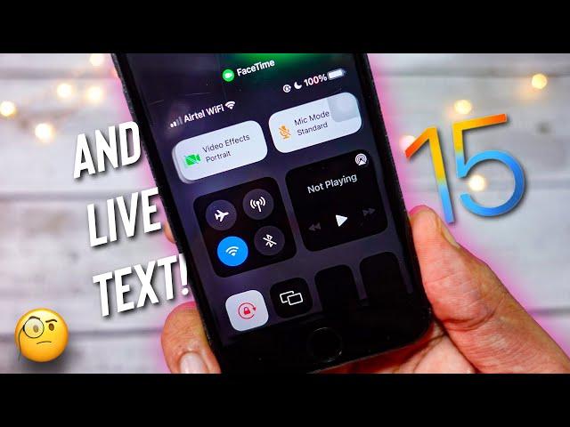 NEW Facetime features & Live Text On iPhone 7 & iPhone 6s ? - How to enable ? | iOS 15