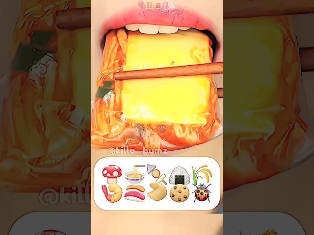 [ASMR] eating by emoji Cr:‎@RaraASMR_ req by: @Queensa_bumz #asmr #eatingsounds #fypシ