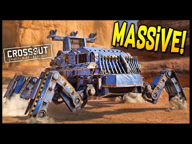 Crossout - MASSIVE SPIDER! 10,000 POWERSCORE LEVIATHAN KILLER! - Crossout Gameplay