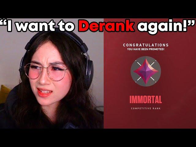 Kyedae got her immortal back but wants to derank again because...