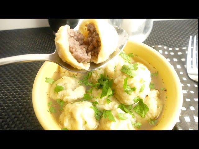 The laziest dumplings! You have never made homemade dumplings so quickly!