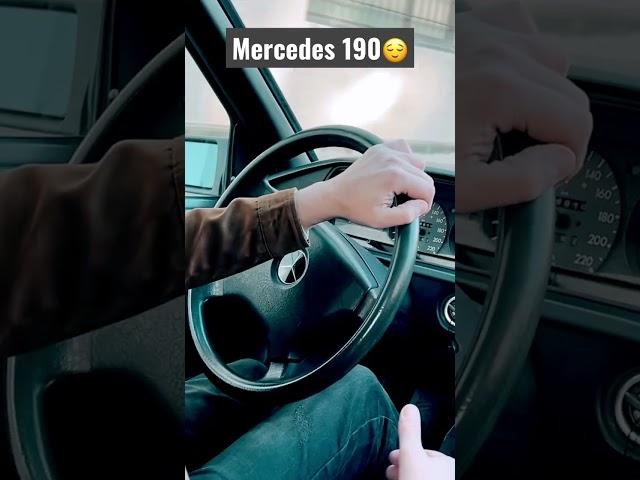 Cuando conduces un Mercedes clásico… ‍️ #happy