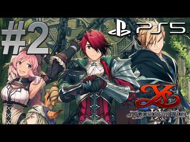 Ys IX: Monstrum Nox (PS5) English - Gameplay Walkthrough Part 2 - FULL GAME [4K 60FPS]