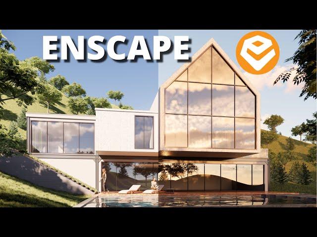 ENSCAPE REALISTIC EXTERIOR RENDERING TUTORIAL FOR BEGINNERS