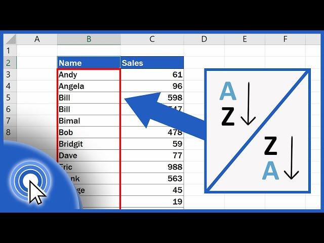 How to Sort Alphabetically in Excel