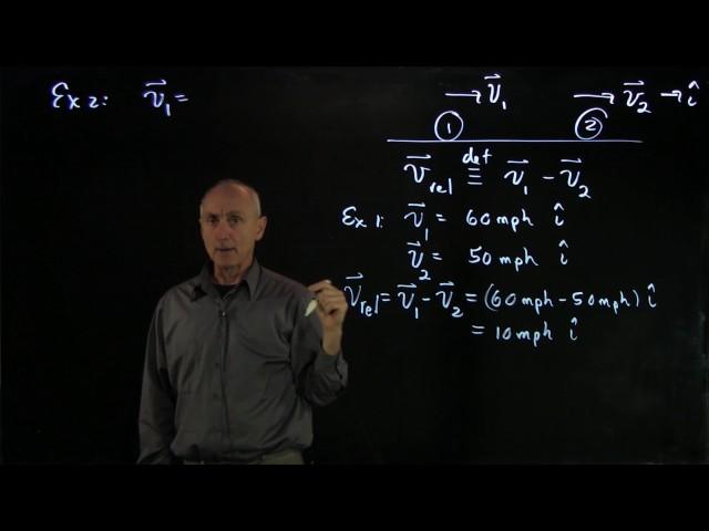 27.2 Relative Velocity in 1D