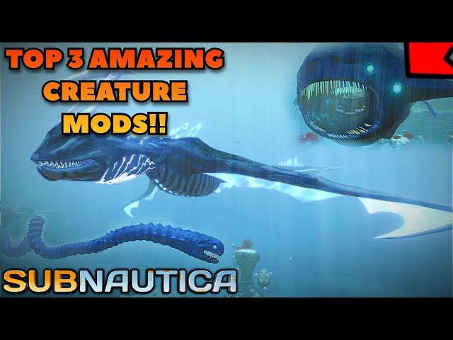 The TOP 3 CREATURE MODS for Subnautica!