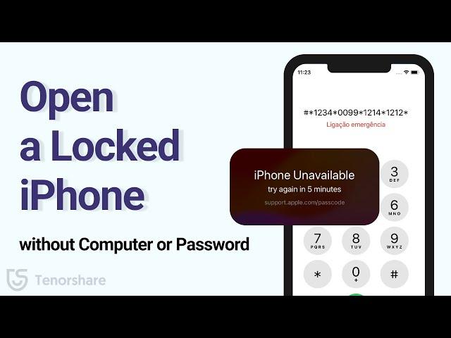 How to Open a Locked iPhone without Computer or Password