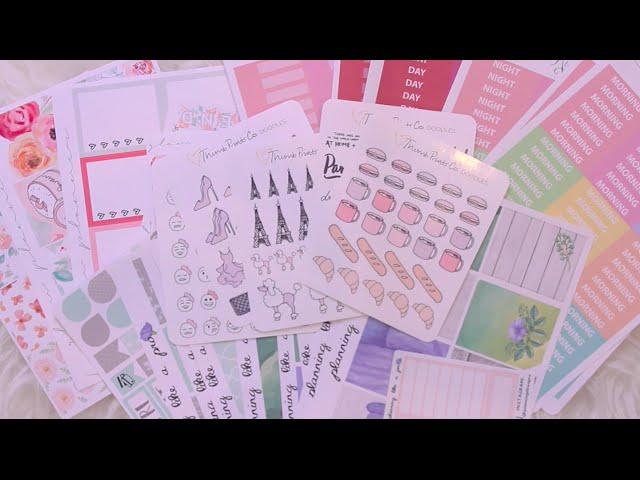 Planner Sticker Haul | PlanningLikeAPro, ThumbPrintsCo, KAD, GlamPlanner, & More