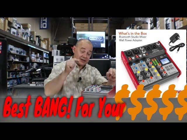 Trying Out the New Pyle PMXU48bt  4 Channel audio mixer Plus Bluetooth