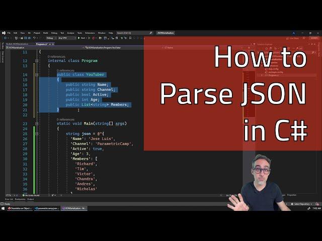 How to Parse JSON Data in C# - Coding Gems