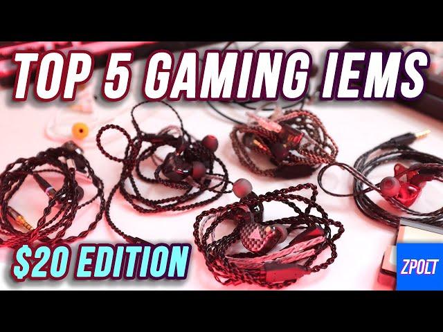 TOP 5 SUB-$20 IEMS FOR GAMING - Best Budget Gaming Earphones