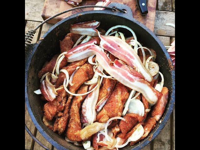 Schichtfleisch aus dem DutchOven - lockergrillen.de