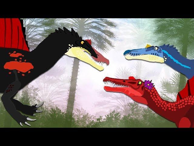 Spinosaurus life | Dinosaurs cartoons - GreenSpino