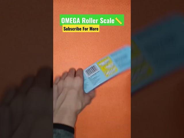 Omega Roller Scale ️ #shorts #satisfying #stationerywallah #youtubeshorts #stationery