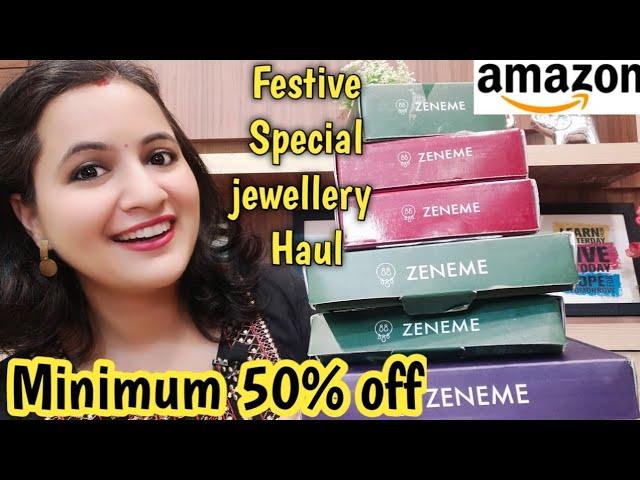 Amazon Festive Special Jewellery Haul / Necklace Sets,  Earrings, Pendant Sets / Neema's Corner