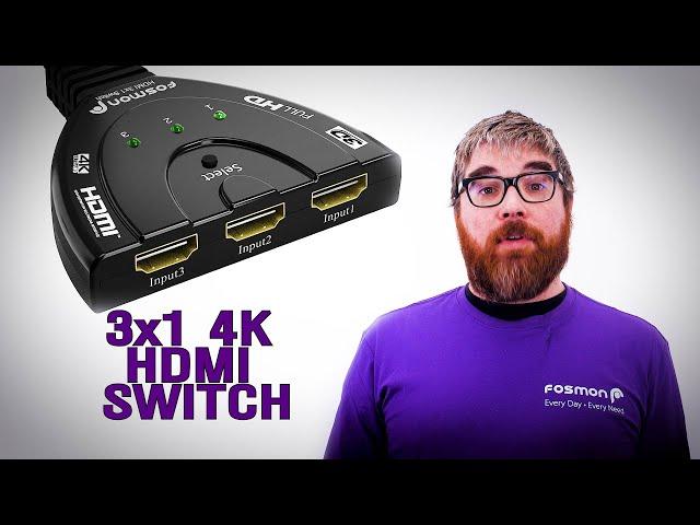 TECH TALK: 3x1 4K HDMI Switch