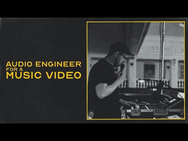 Working as an AUDIO ENGINEER on a music video - Sleeps Society BTS pt1