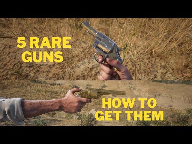 5 Rare Guns And Where To Find Them | Algernon's revolver, Otis Miller | RDR2 Guide