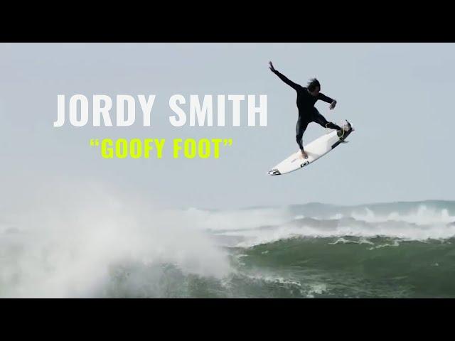 Jordy Smith as a Goofy Foot