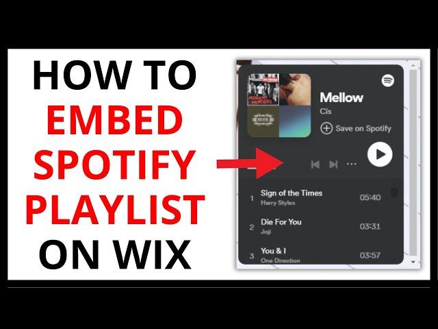 How to Embed a Spotify Playlist on Wix [QUICK GUIDE]