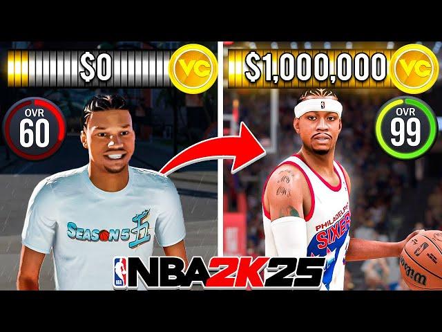 So I Did a Allen Iverson 60-99 Challenge And It Went Like This… (NBA2K25)