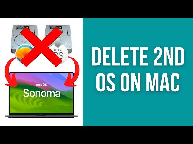 How to delete 2nd OS on Mac: delete APFS volume or partition