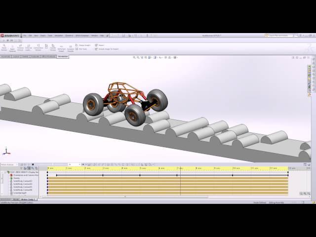 Solidworks Motion Study On Remote Car 1