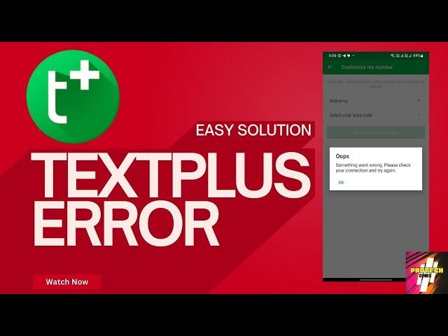 Textplus Sign Up Error Fix (New Way) | Textplus Something Went Wrong