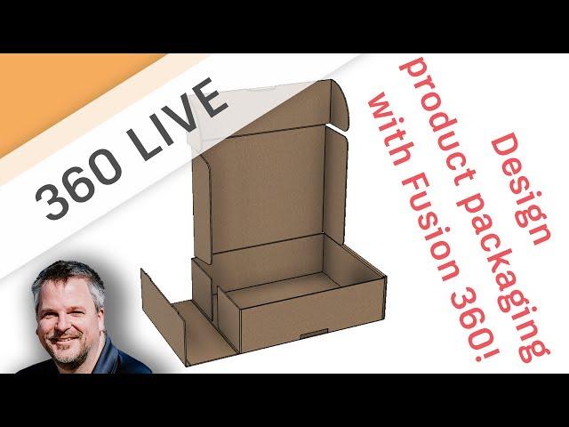 360 LIVE: 3D Creating a cardboard box using Fusion 360's Sheet Metal