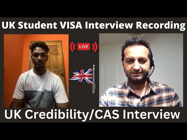 UK Student Visa Interview Questions & Answers 2023 | UK CAS Interview | UK Credibility Interview