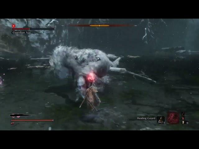 Sekiro: Shadows Die Twice Guardian Ape (60ish fps on Xbox Series X)