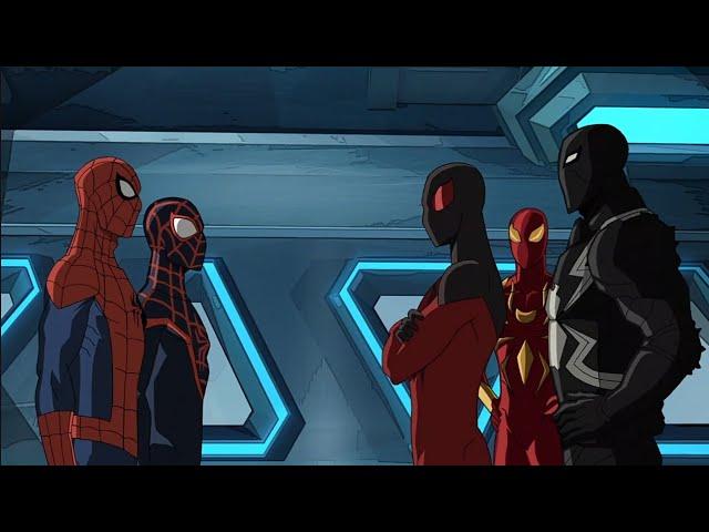 Miles Morales Joins Spider Man Team | Ultimate Spider Man Season 4